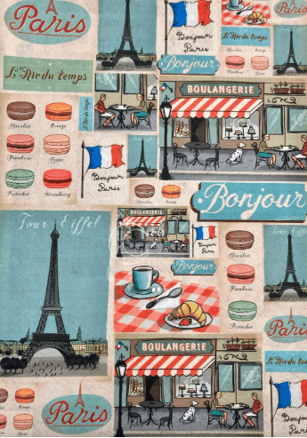 Feltro Decor Placa 50X70cm | Paris