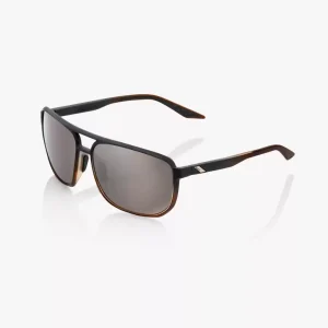 ÓCULOS KONNOR – MATTE TRANSLUCENT BROWN FADE – HiPER SILVER MIRROR LENS