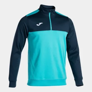 SWEATSHIRT 1/2 ZIP WINNER FLUORESCENTE MARINHO