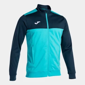 JAQUETA WINNER TURQUESA FLUORESCENTE MARINHO