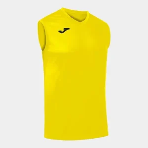 T-SHIRT SEM MANGAS COMBI AMARELO