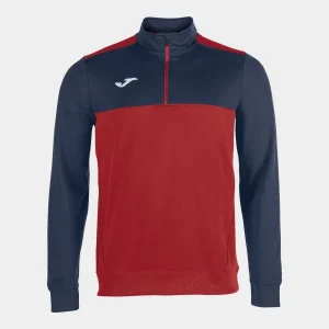 SWEATSHIRT 1/2 ZIP WINNER VERMELHO-MARINHO