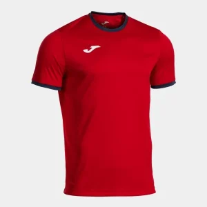 T-SHIRT MANGA CURTA COMBI PREMIUM VERMELHO DARK NAVY