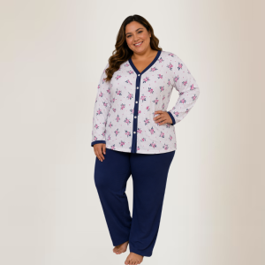 PIJAMA PLUS SIZE LONGO