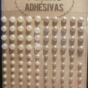 1/2 pérolas autocolantes 120 pcs.