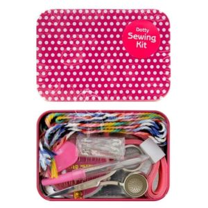 Kit Caixa de Costura de Lata Dotty – Hemline