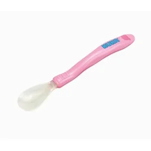 Colher com ponta de silicone Rosa Kuka