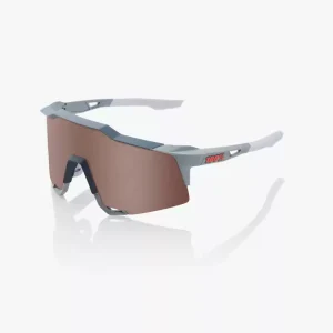 ÓCULOS SPEEDCRAFT® – SOFT TACT STONE GREY – HiPER CRIMSON SILVER MIRROR LENS
