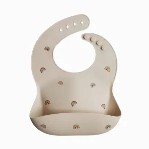 Babador de Silicone Arco-íris
