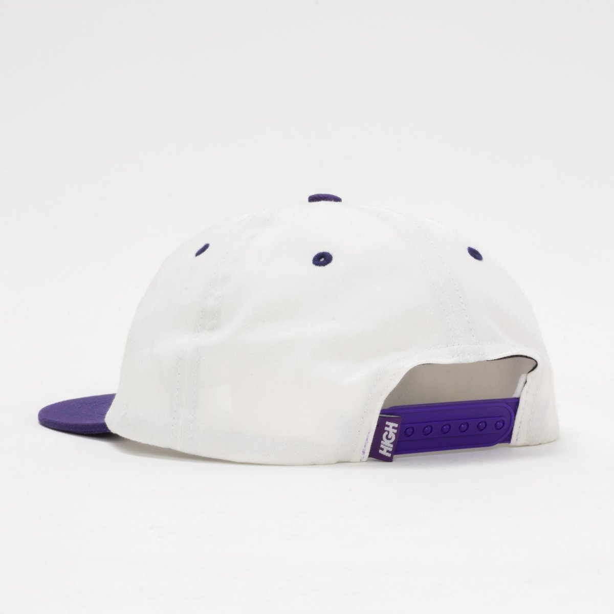 Boné High 6 Company Panel Logo White/Purple - Image 4