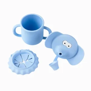 Copo de Silicone Multiuso 2 em 1 Duplinha da Floresta 220 mL