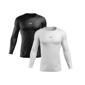 Combo Rashguard Basic Branca e Preta