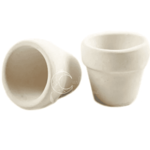 Mini Vaso 5cm | Terracota Branca