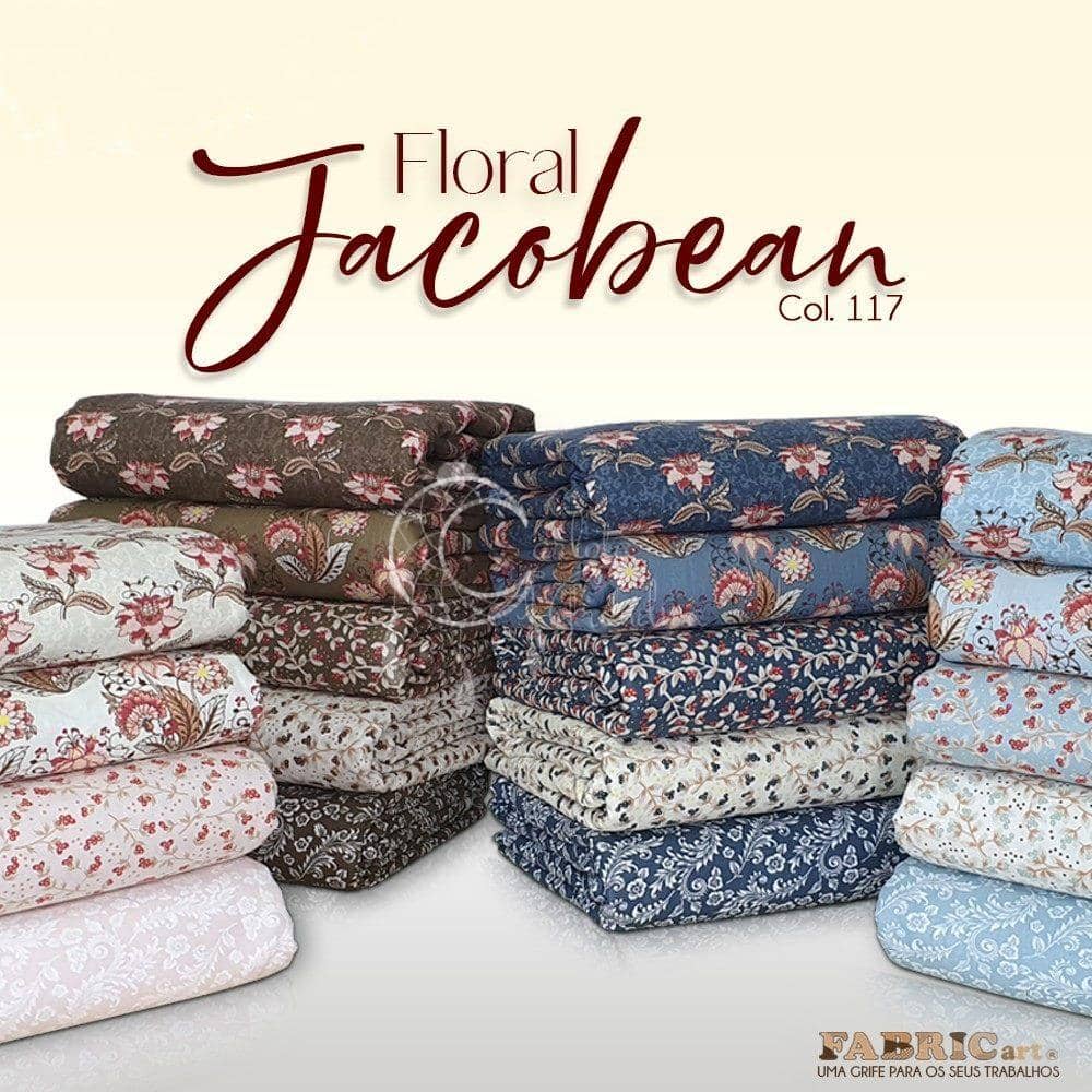 Sementes Jacobean | Floral Jacobean Collection Fabricart - Image 3