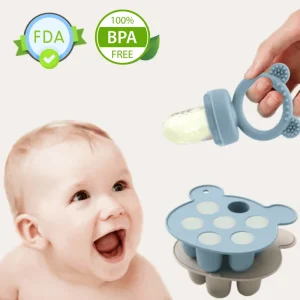 Chupeta Porta Alimentos para Bebê com Forma para Sorvete