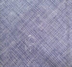 Tecido Natal Metalic Blue and Silver