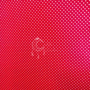 Tecido Plastificado Mate | Básico Pintas – Vermelho