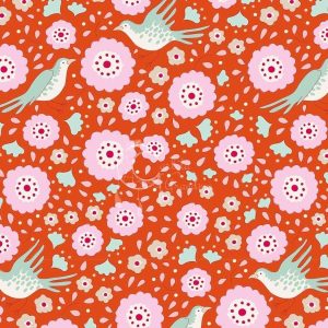 TILDA – Bird Pond Lovebirds Ginger