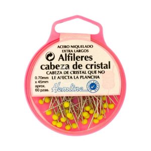 Alfinetes Cabeça de Cristal 0,7×45 mm | Hemline