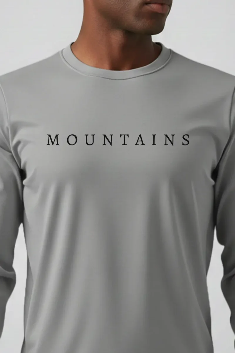 Camiseta Masculina Poliamida UV Manga Longa Mountains - Image 2