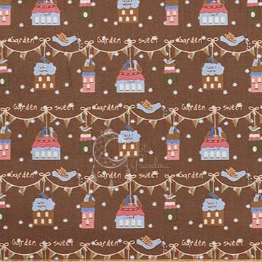 Vero´s World by Gütermann | Lizzy’s Garden | Brown Garden Tweet Home - Image 2