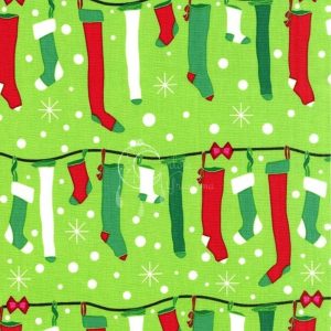 Tecido Natal | Stuff the Stockings Garland | Michael Miller 