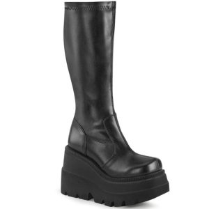 Bota gótica de couro