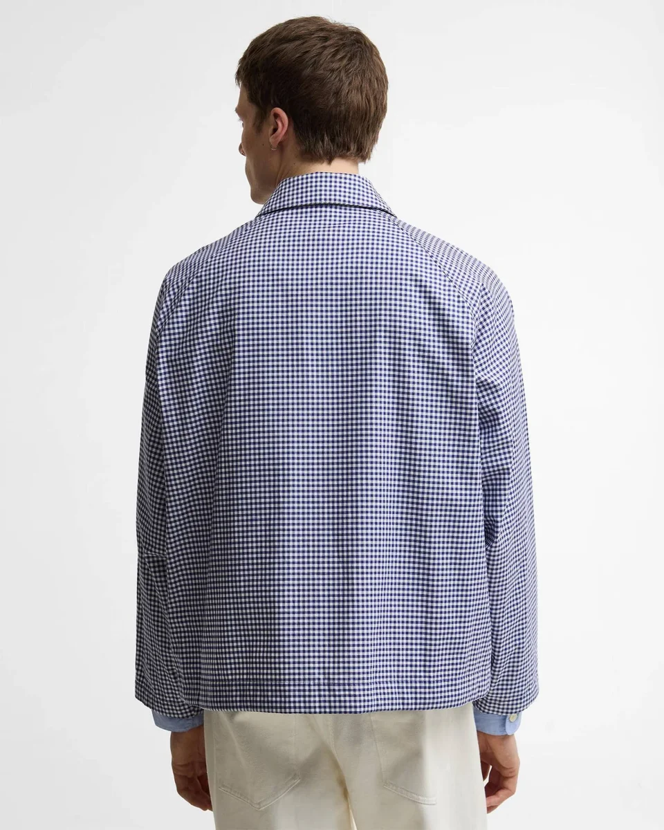 Light Jacket aos quadrados Oversize Barbour x Paul Smith Transport para homem - Image 7