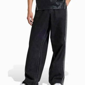 Calças de ganga Baggy adidas Originals Firebird Adicolor para homem