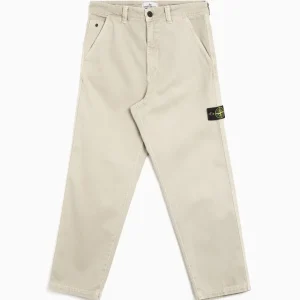 Calças Chino Relaxed Stone Island Panamá OLD para homem