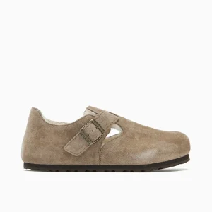 Sapatos BIRKENSTOCK Women's London Shearling Suede para mulher