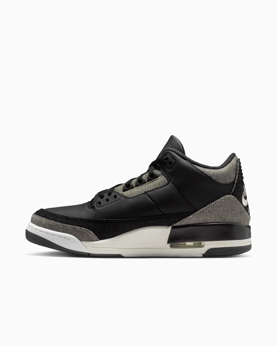 Air Jordan x Levi's 3 Retro "Black Denim" - Image 3