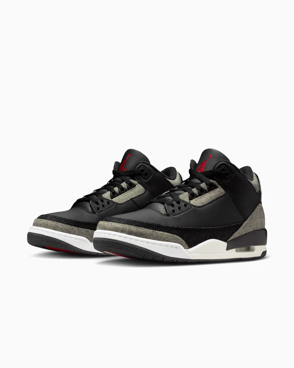 Air Jordan x Levi's 3 Retro "Black Denim" - Image 7
