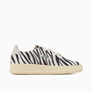 Autry Women's Medalist Easeknit Low "Zebra Print"