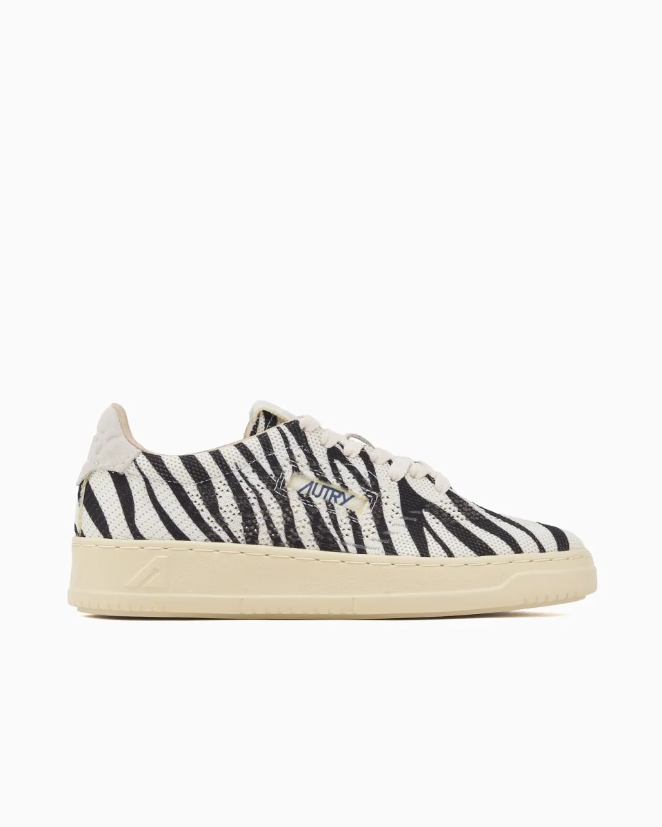 Autry Women's Medalist Easeknit Low "Zebra Print" - Image 2