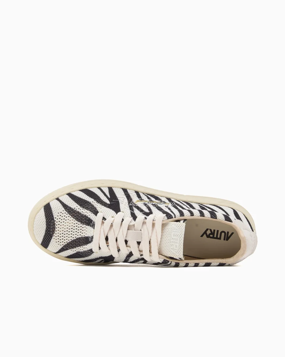 Autry Women's Medalist Easeknit Low "Zebra Print" - Image 5
