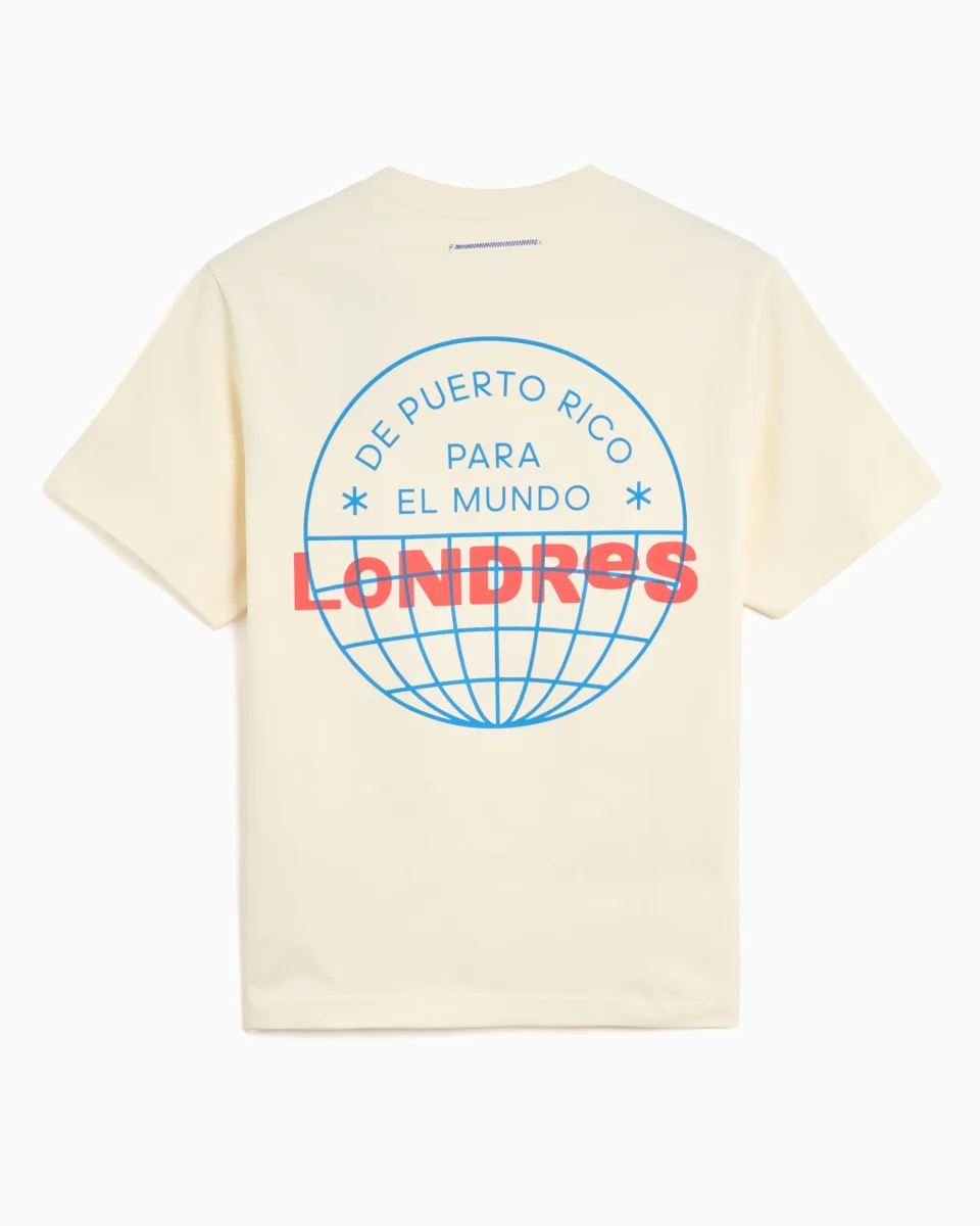 T-Shirt com gráfico Oversize adidas Originals x Bad Bunny DtMF Tour Merch "London" Heavyweight Unisexo