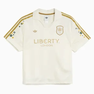 Jersey T-Shirt com logótipo Relaxed adidas Originals x Liberty London para mulher