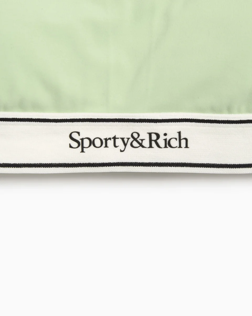 Roupa interior Sporty & Rich Serif Logo Sports Women's Bra para mulher - Image 3